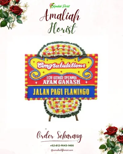 Bunga Papan Congratulation di Tipo